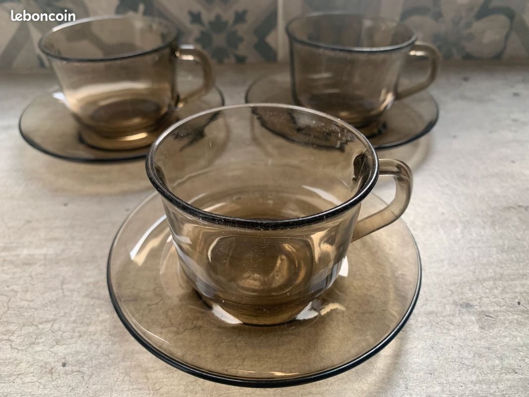 200ml Service à café rétro européen (tasse et soucoupe), service à thé anglais et français en céramique, usage domestique - rouge | Leroy Merlin