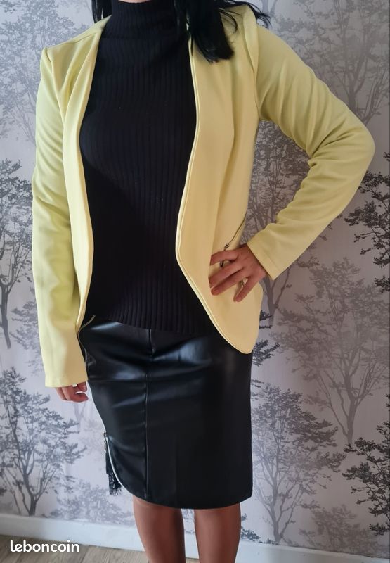 Manteau Blazer Zara Jaune Moutarde Veste Moutarde Zara Jolie Veste