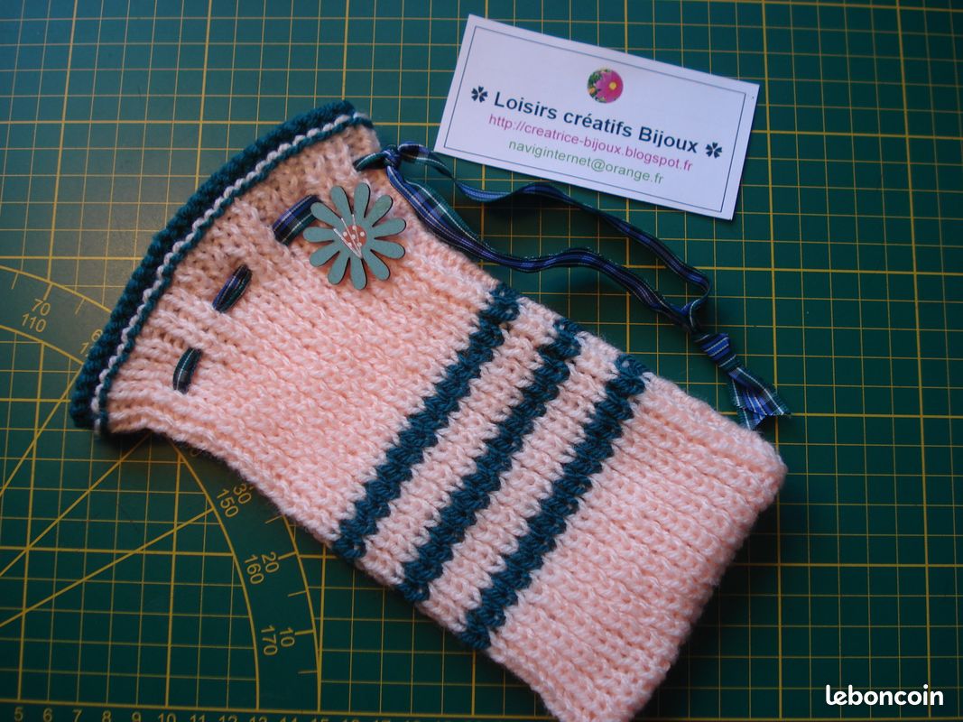 Pochettes téléphone en TRICOT étuis IPhone Smartphone (image 8)