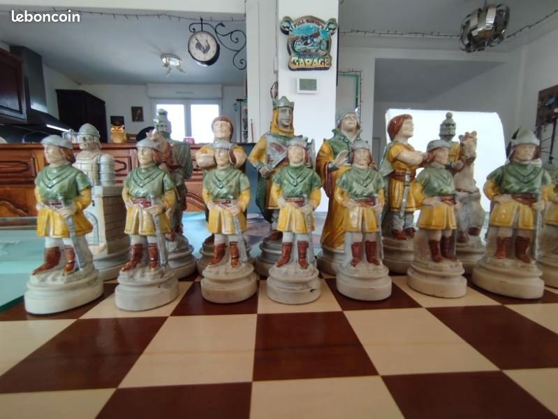Jeu D'échecs Atlas – Bon état Général, Plateau Et Pièces