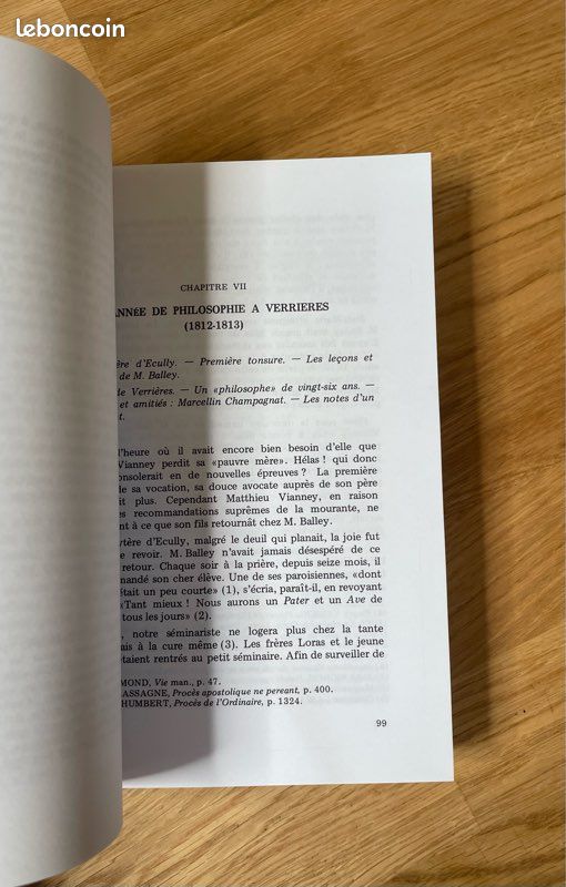 Lot de 2 livres sur le Curé d’Ars – Francis Trochu - Michel de Saint Pierre (image 11)