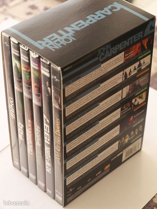 Coffret rare 6 films John Carpenter The Thing - The Fog - etc (image 2)