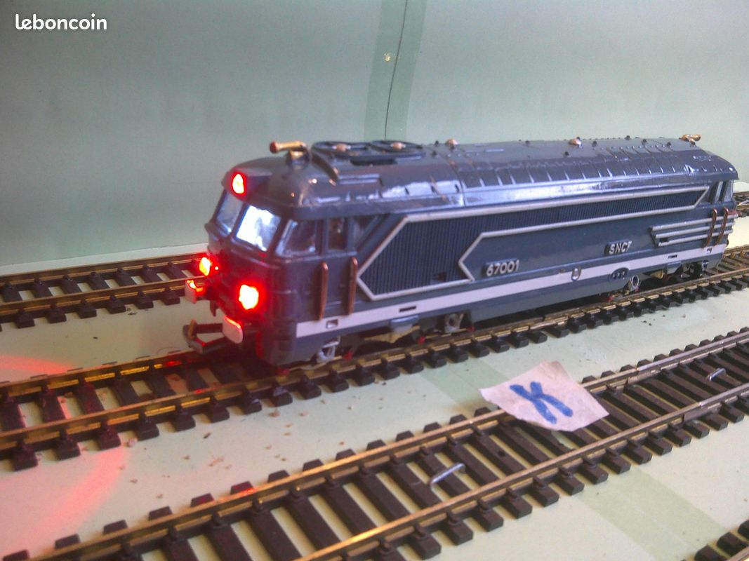 Lot De 3 Locomotives SNCF Jouef HO - 67001 BB9201 - À Retravailler / Pièces