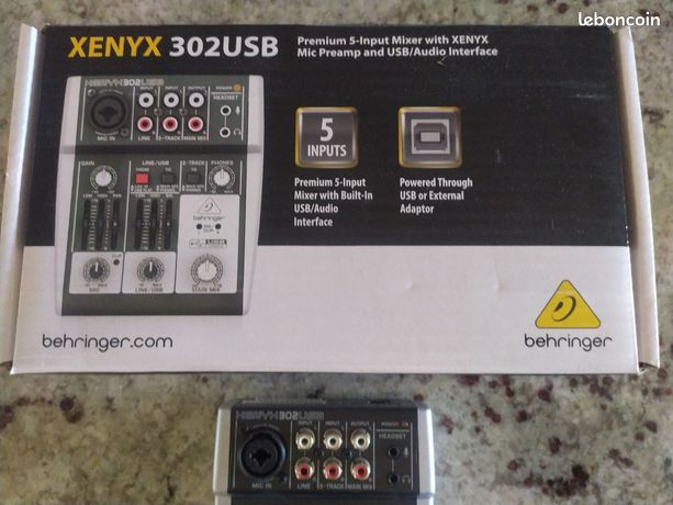 Behringer XENYX Q1202USB - Console de mixage analogique Univers Sons