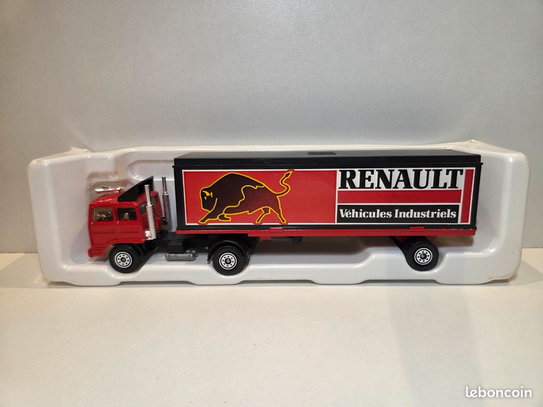 Solido 1/50 Renault Saviem Turbo Remorque Eurotube 3503 - Miniature Occasion