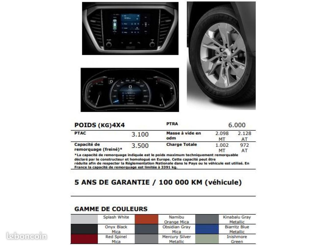 ISUZU D-MAX * 34 708 HT* SPACE EVOLUTION 2.2 DMS A/T 4x4 MY2026 Euro6e-bis (image 3)