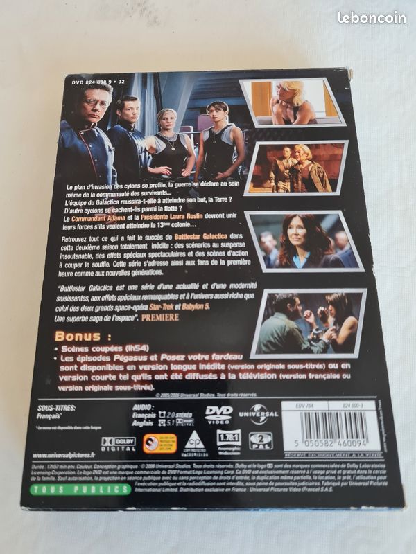 Dvd de la saison 2 battre star galactica (image 2)