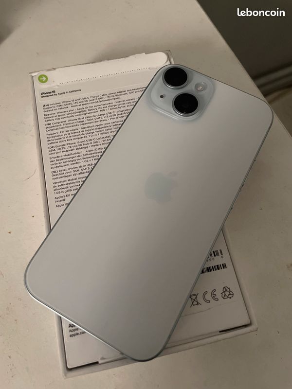 IPhone 15 blue 128g (image 2)
