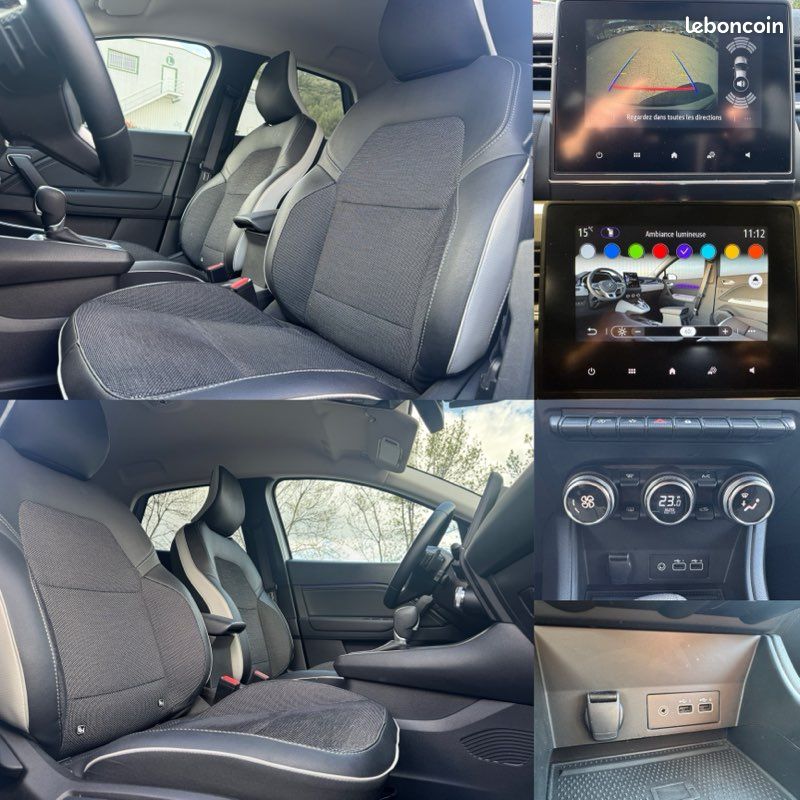 CAPTUR II TECHNO 160 CV MILD HYBRID 1.3 TCe 22000KMS EDC7 BVA CAMERA FULL LED JA (image 5)