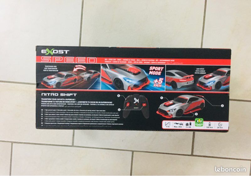 Exost Voiture Télécommandée, X Claw 2,4Ghz, Suspensions Avant Et Arrière, 2 Moteurs, Jouet Pour Enfant, Dès 5 Ans