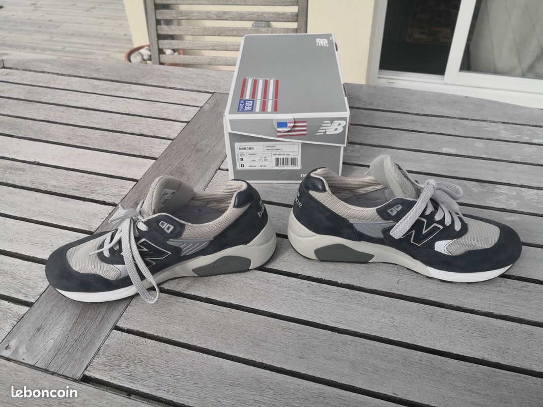 NEUF / DEADSTOCK 👟 New Balance M585BG Made in USA - Classic Gris/Marine - US 8 / EU 41.5 avec boîte 👟 (image 13)