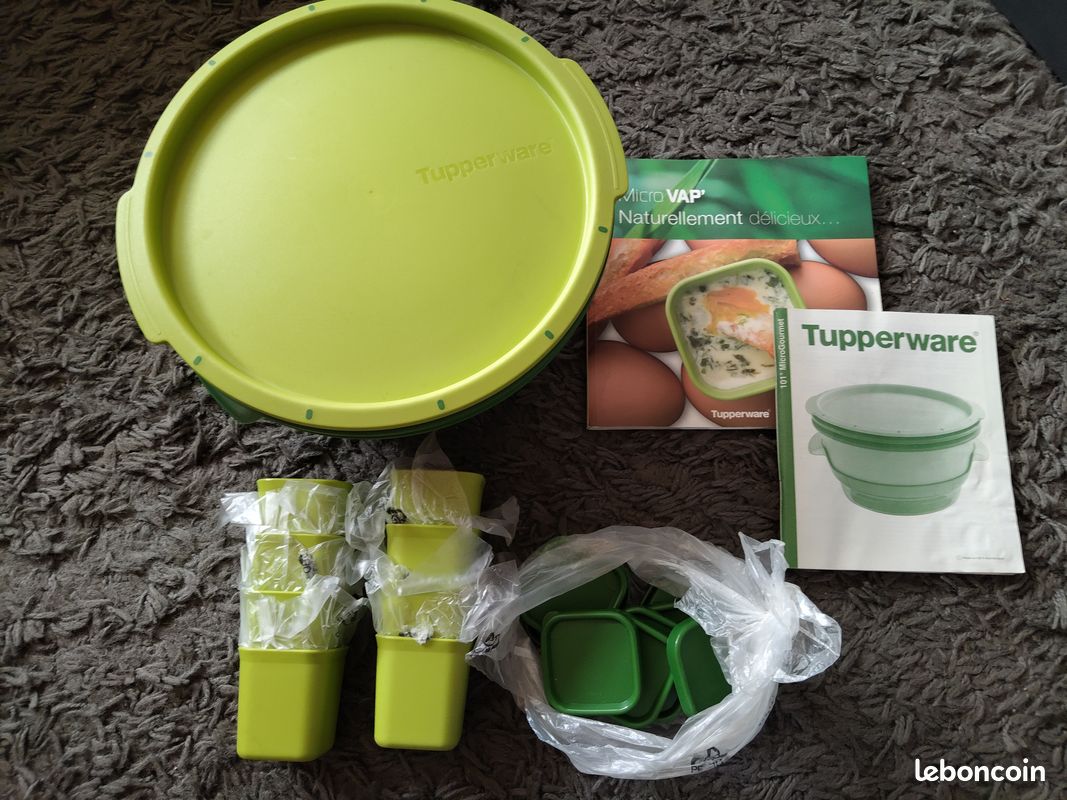 NEUF Micro Vap TUPPERWARE vert - Arts de la table