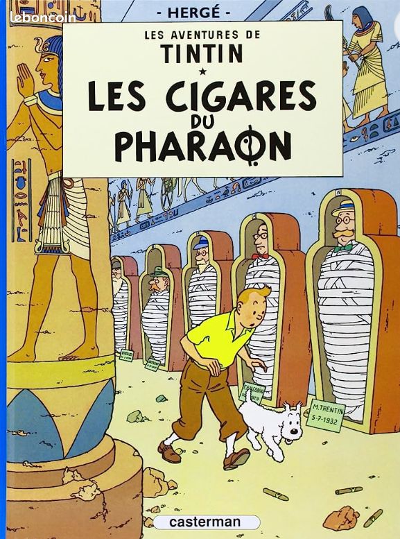 BD Tintin les cigares du pharaon (image 1)