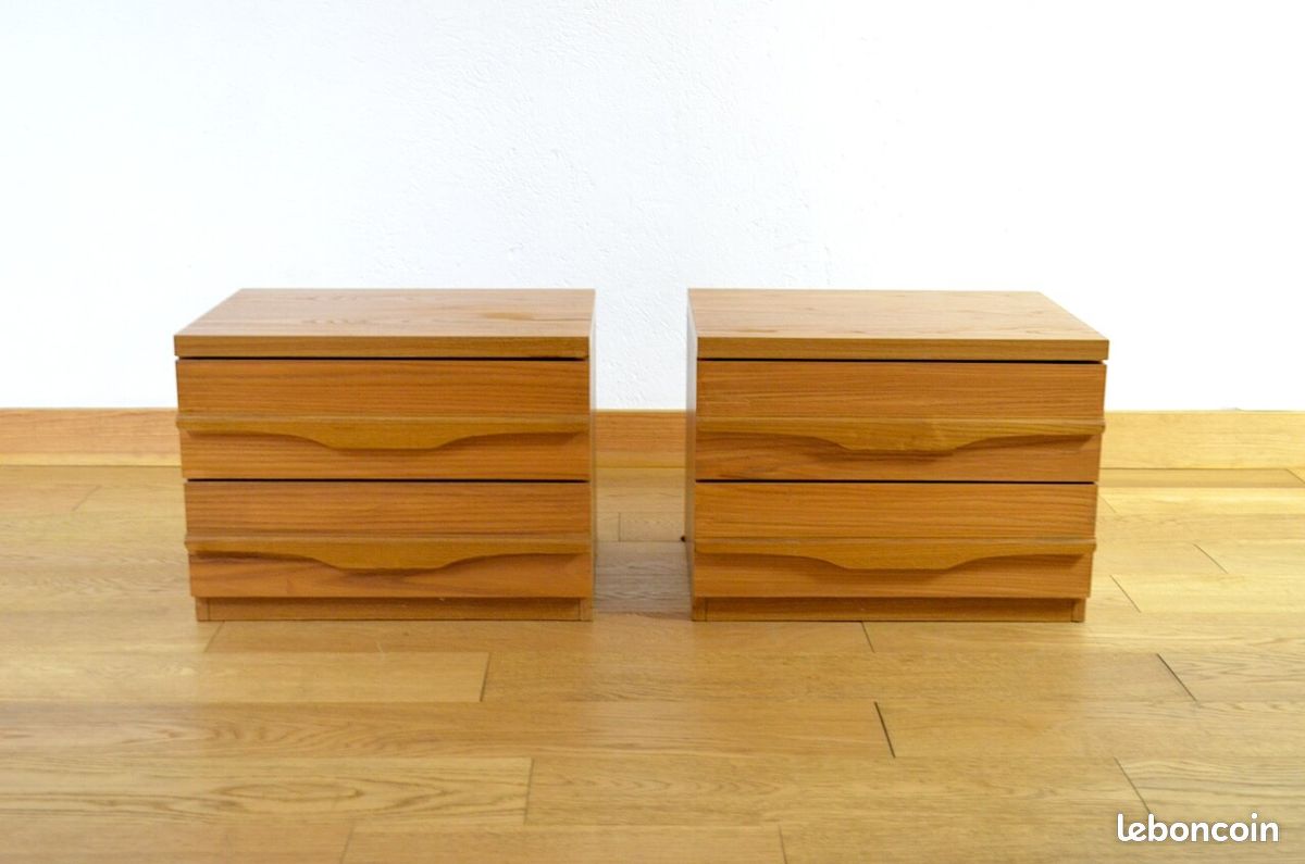 Paire de Chevets Vintage 1970 / 1980 (image 8)