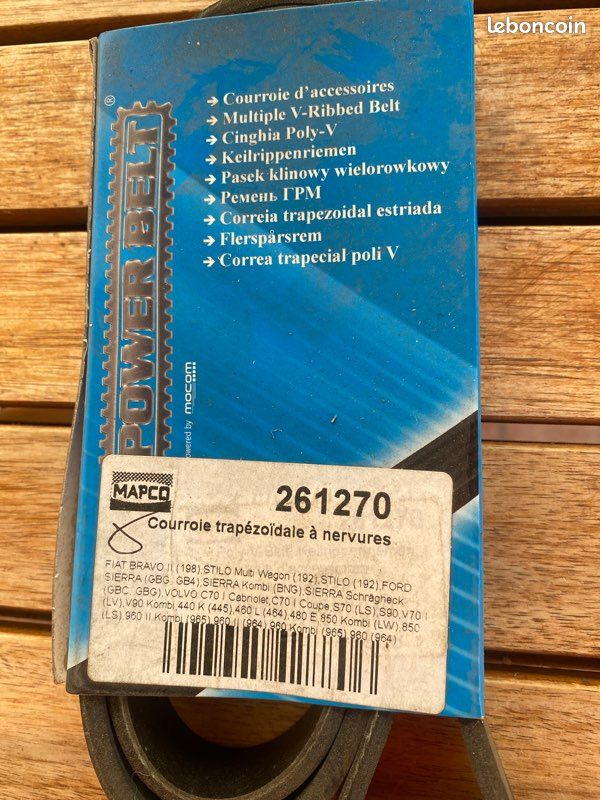 Courroie Poly-V GATES 6PK1263 - Courroie D'Accessoire De Haute Performance