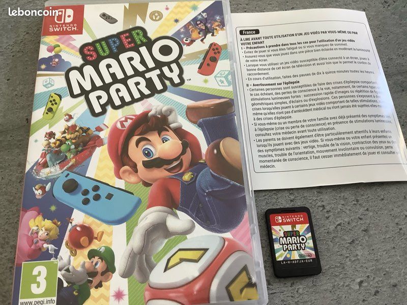 Super Mario Party – Nintendo Switch – Jeu Neuf Sous Blister