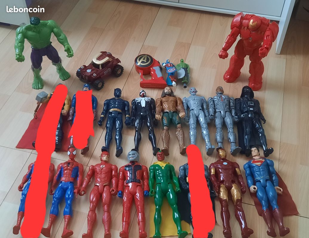 Lot de Super Héros possibilité vente à l unité (image 1)