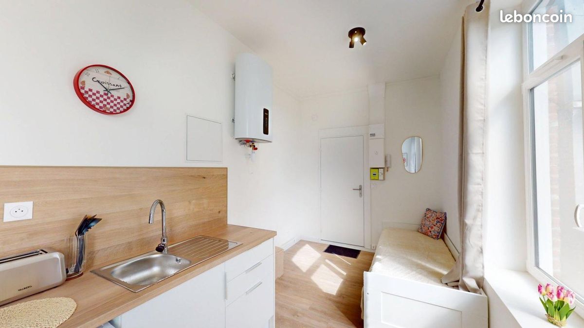 Appartement 1 pièce 14 m² · à Roubaix · 14 m² · 550 €/mois