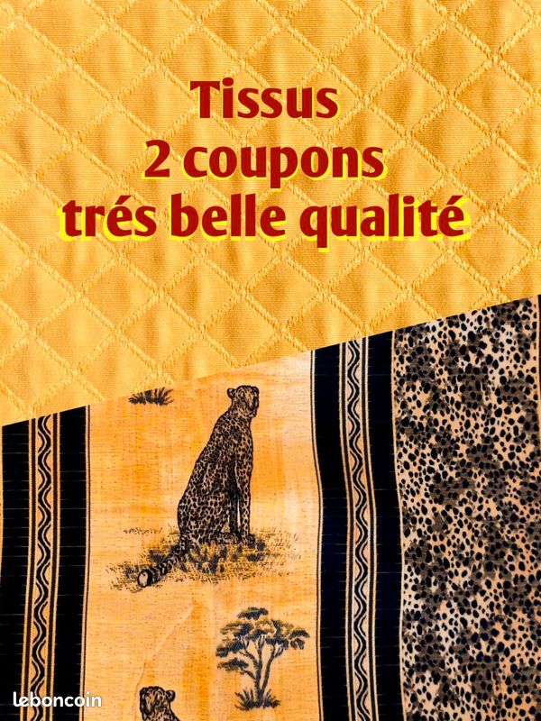 Coupon De Tissu Vintage Fleuri - Coton, 150x145 Cm, Jamais Utilisé, Occasion