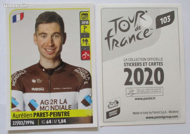 20 Stickers Panini Tour De France 2024 - Vignettes Non Collées - Au Choix