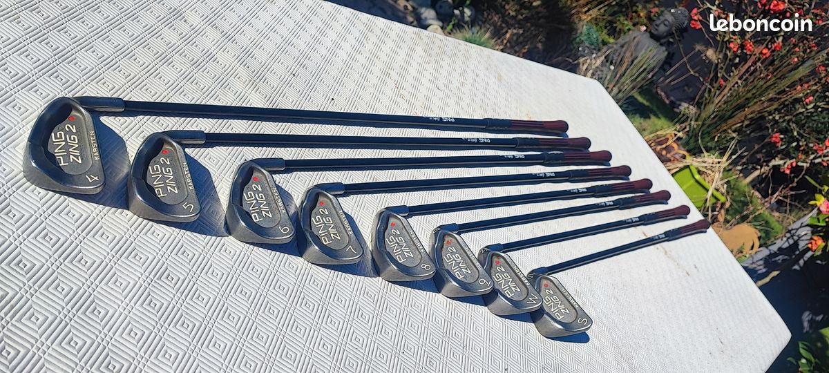 Fer De Golf Ping Zing 2 (1 Iron) - Droitier, Acier DGX Extra Rigide, Points Blancs - Occasion
