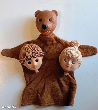 Marionnette Vintage Nicolas Et Pimprenelle - Bonne Nuit Les Petits (France)