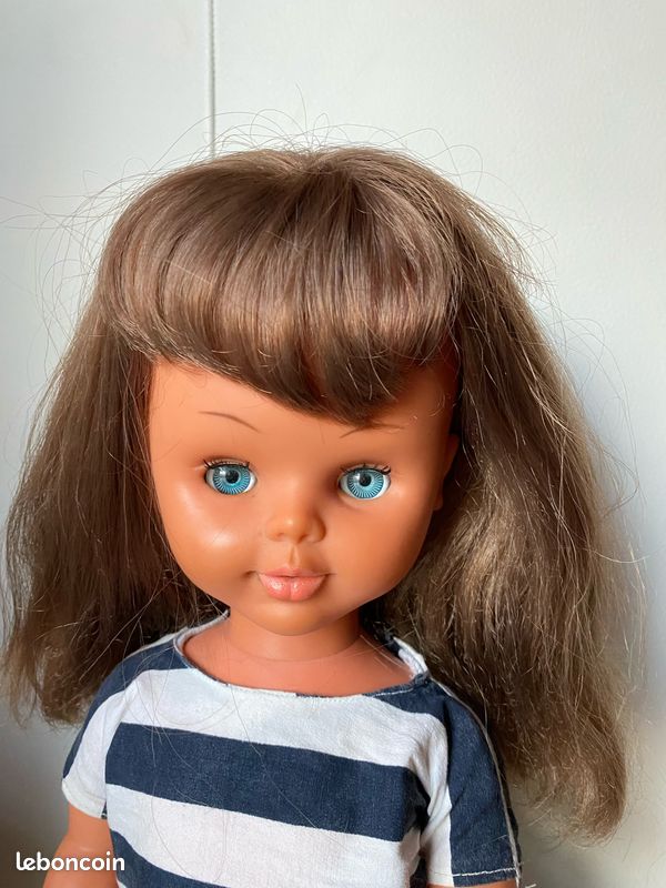 Poupée Ancienne Bella 45cm - Vintage 1960, Plastique, Poupée De Mode