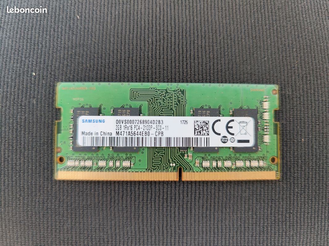 Barette RAM Samsung 2GB DDR4 2133 (image 1)