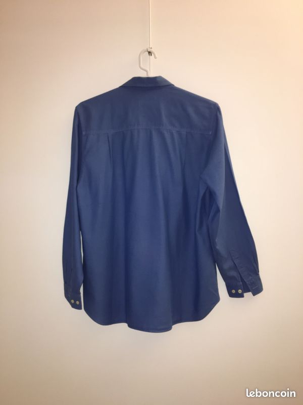 Chemisier coton bleu Fil à Fil T42 (image 2)