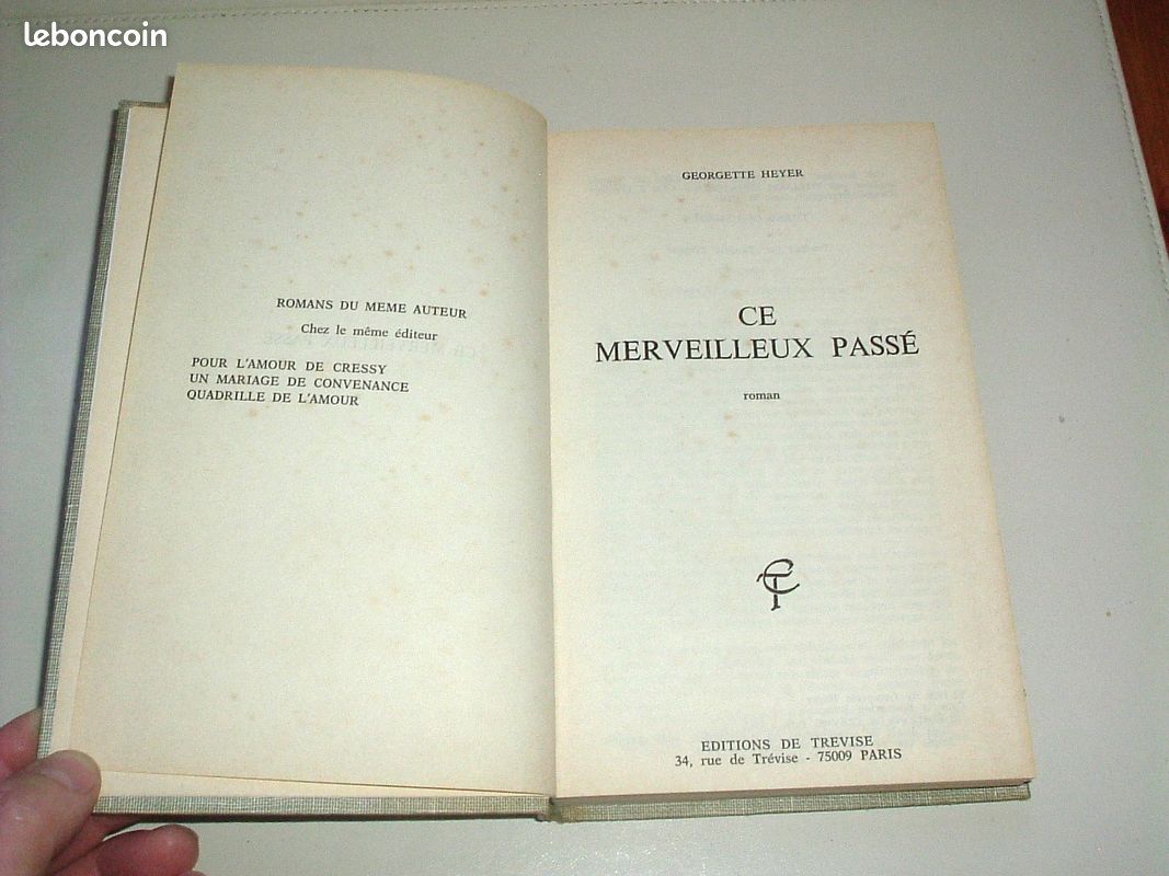 Livre Ce Merveilleux Passé de 1982 (image 1)