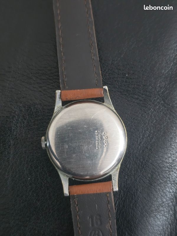 Montre Ancienne HERMA Suisse Mécanique - Cadran Doré, Plaqué Or 20 Microns, Très Bon État