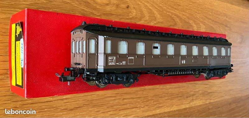 France Trains HO - Rare - Voiture Prussienne VB de la SNCF en BO - Collection
