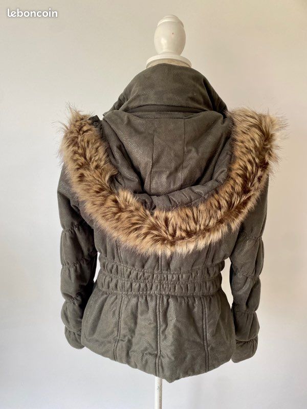 Manteau Fourrure Breal Manteaux Veste Reversible Veste Femme