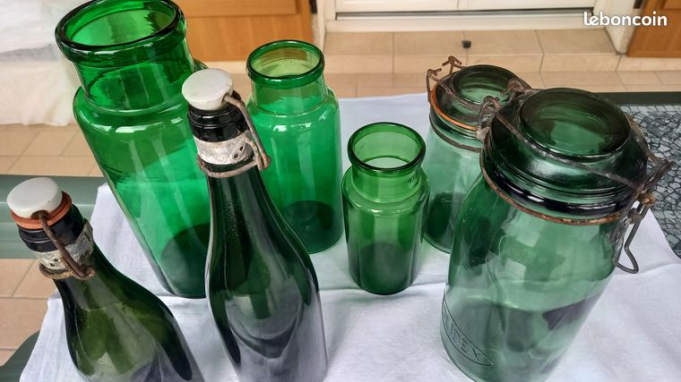 DURFOR BOCAL VERRE Vert Bocaux Conserves 1L EUR 8,00 - FR