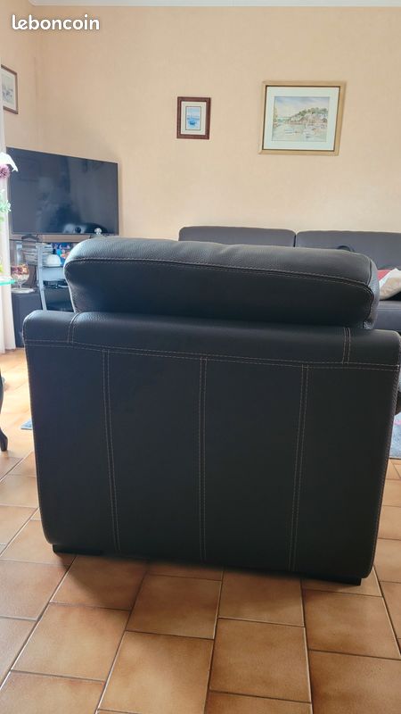 Fauteuil en cuir (image 3)