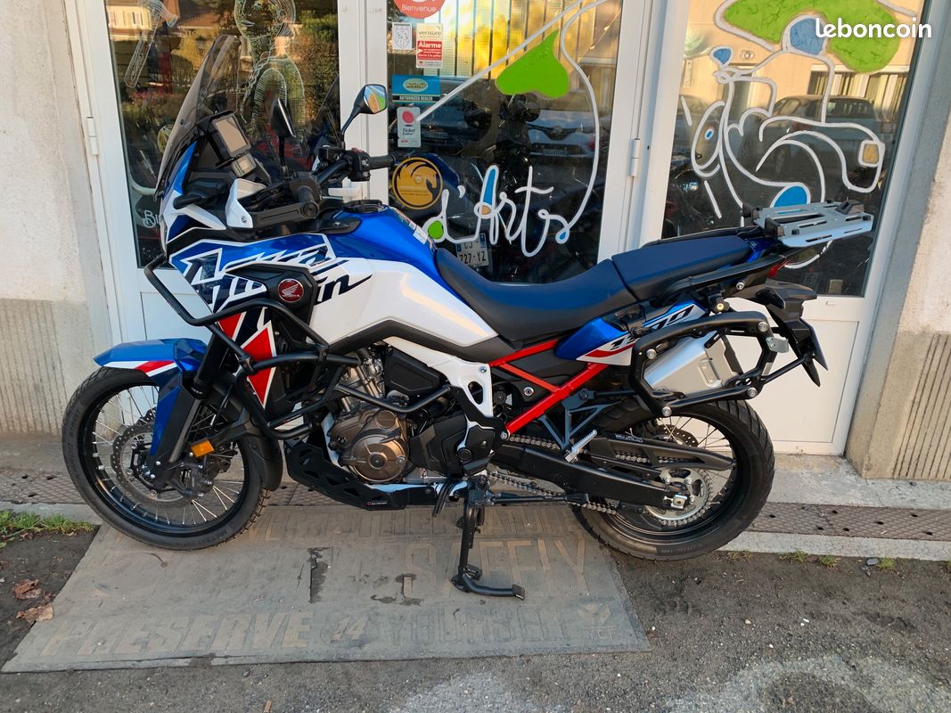 Honda Africa Twin CRFL 1100 DCT 12300 kms bagagerie africatwin Motos