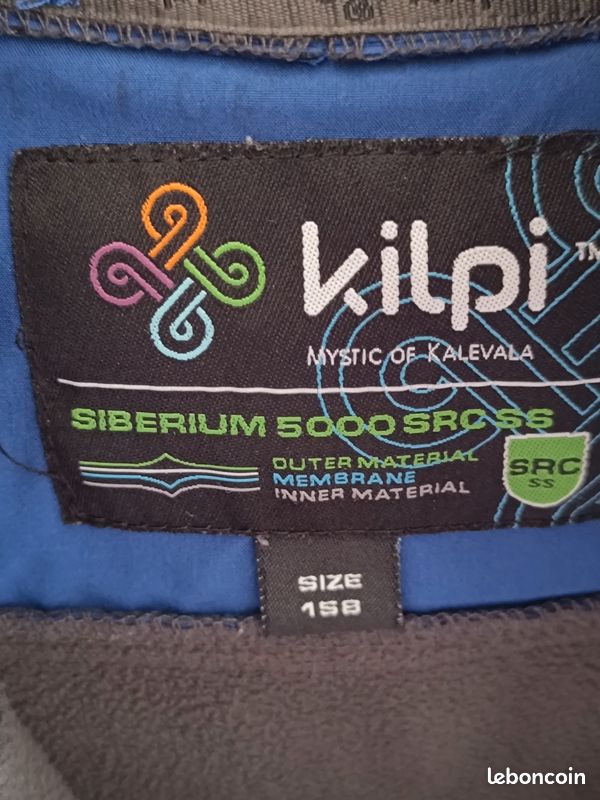Softshell enfant KILPI taille 158 (image 3)
