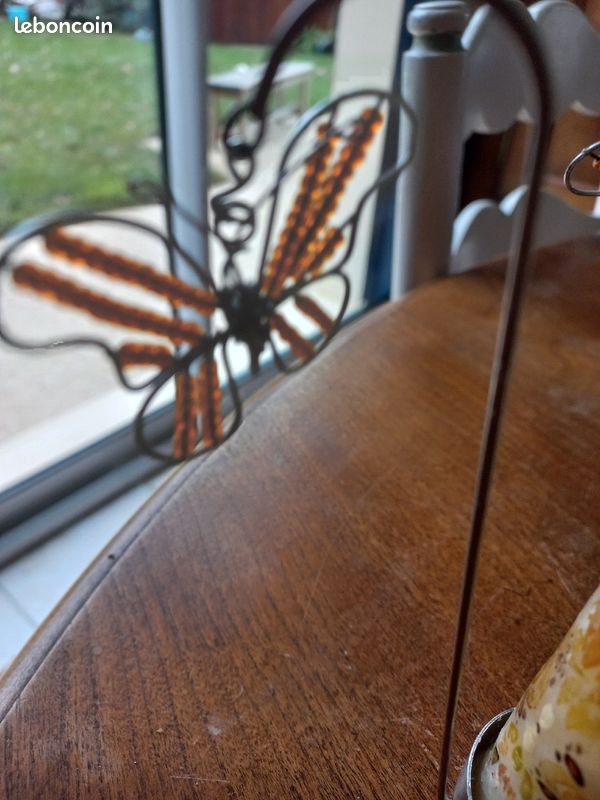 Porte bougie avec papillons (image 4)