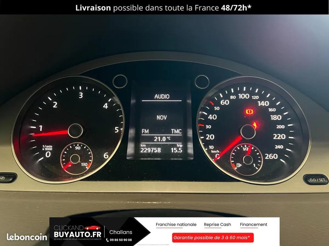 Volkswagen Passat 2.0 TDI 140 CV / SUIVI D'ENTRETIEN COMPLET / DITRIBUTION, VIDANGE FAITE / GARANTIE (image 15)