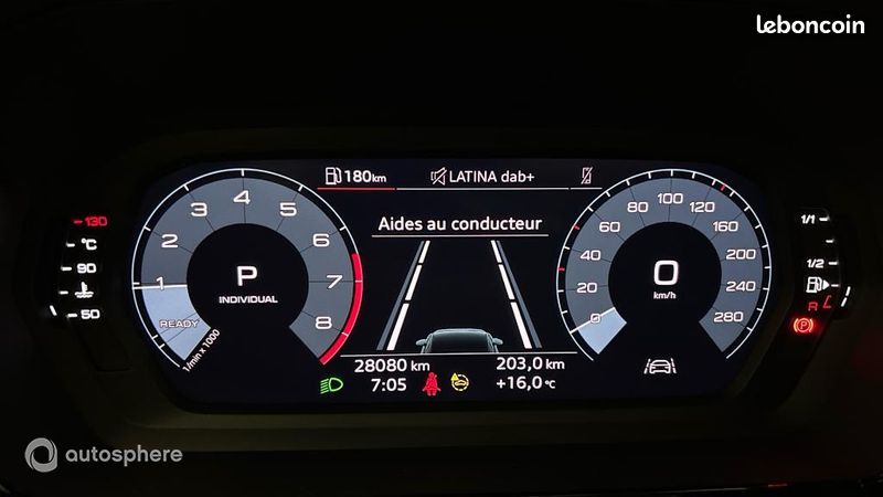 Audi A3 Sportback 30 TFSI 110ch Mild Hybrid S tronic 7 (image 10)