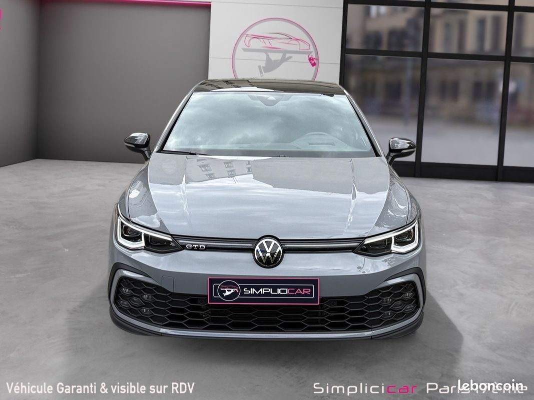 Volkswagen golf 2.0 tdi scr 200 dsg7 gtd/apple carplay/toit ouvrant/attelage/harman kardon/garantie 12 mois (image 11)