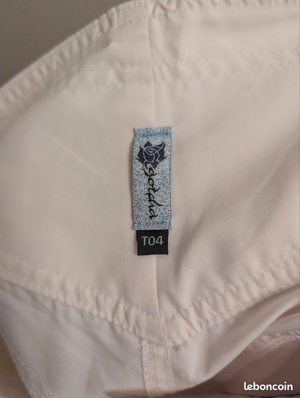 Pantalon large blanc cassé pour femme Gotcha T40 tbe,quasi neuf (image 2)