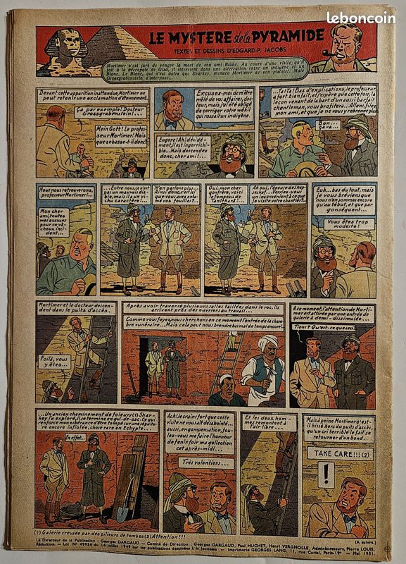 Journal Tintin 135 de 1951 (image 12)