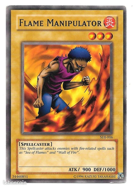 Flame Manipulator SDJ-006 - Carte Yu-Gi-Oh (image 1)
