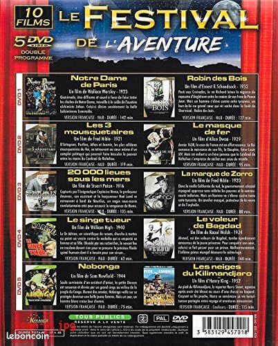 Coffret 5 dvd
le festival de l'aventure - 10 films hollywood (image 2)