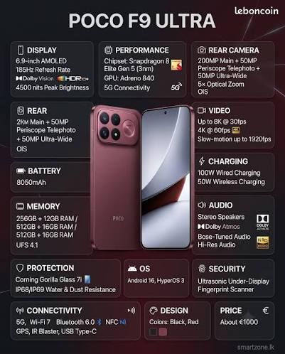 Smartphone poco f9 ultra 16+512go neuf (image 3)