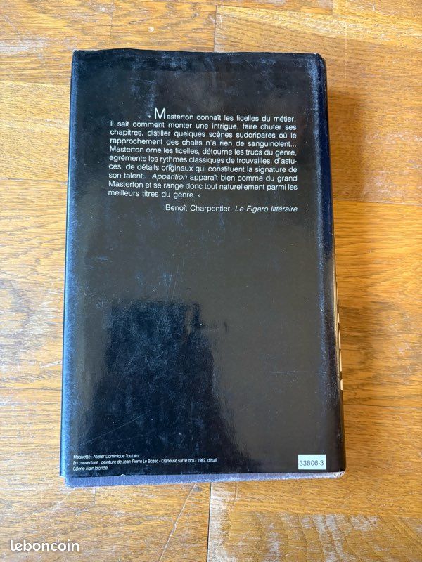 Apparition - Graham Masterton - Édition reliée (image 2)