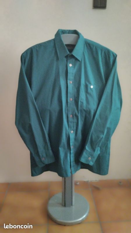 Chemise Boutonnée Homme Huk Kona KC - Fog Green, Island Dreaming - XXX-Large - Neuve