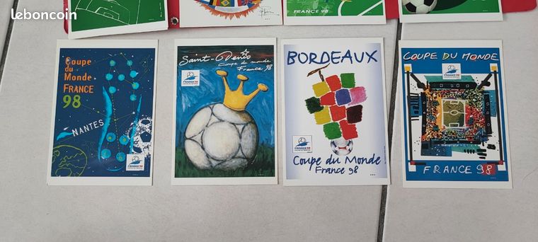 Carte Postale Coupe Du Monde 98 - Vintage