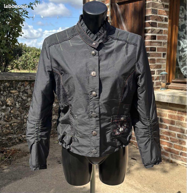 Veste Femme Garella - Taille 4 - Multicolore En Viscose - Occasion Très Bon État